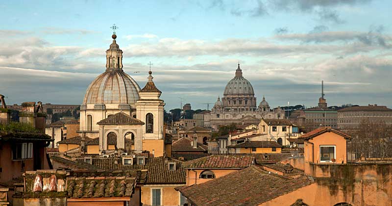 Some rooftops in Rome. What a wonderful view.