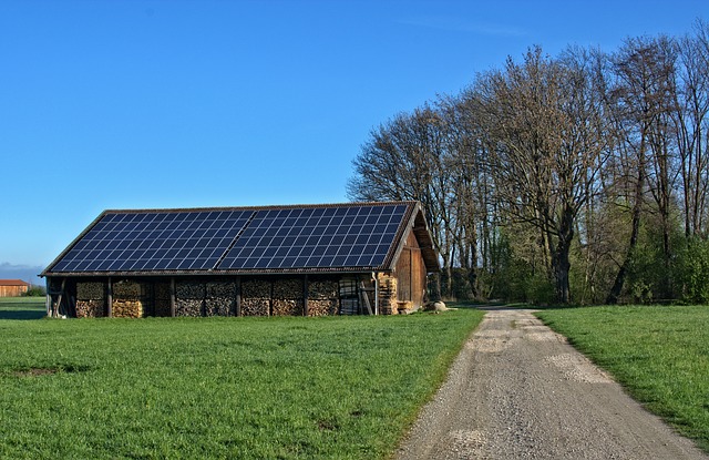 house with solar panels on the roof