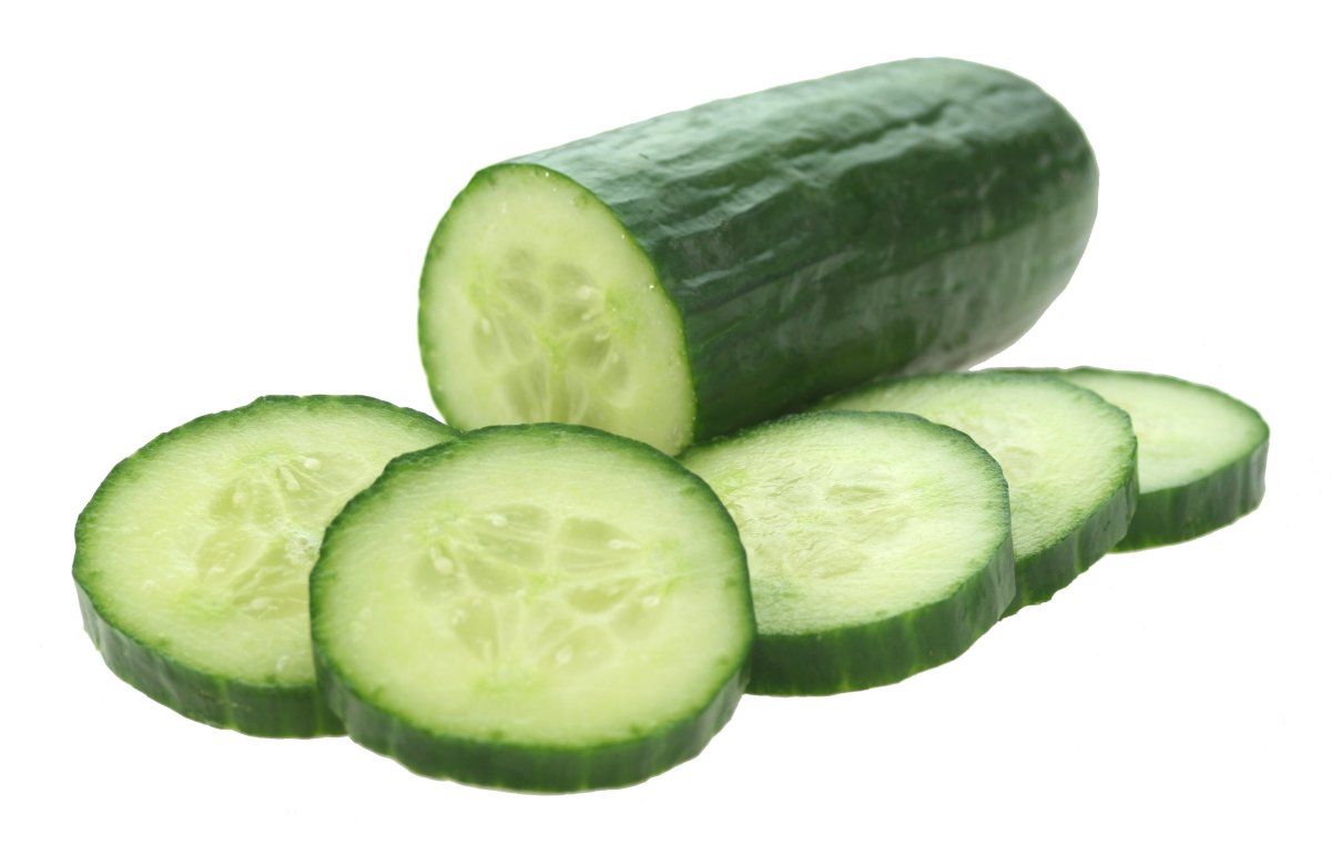 cut cucumber